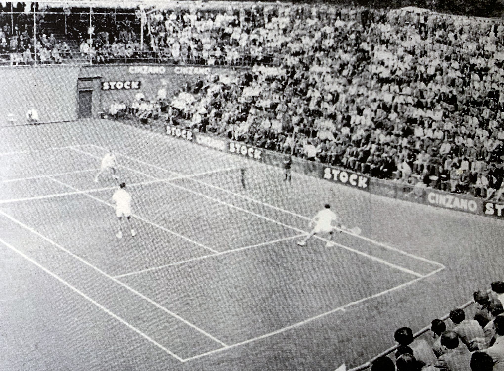 Il campo centrale del Circolo della Stampa per gli Internazionali 1961