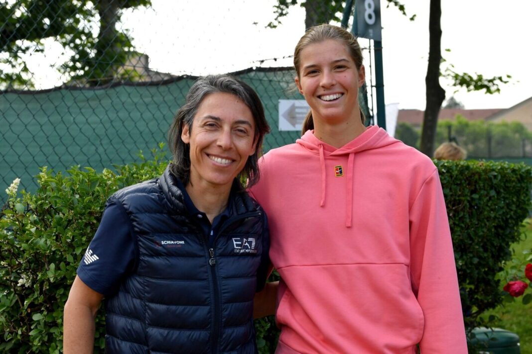 Francesca Schiavone con Lilli Tagger al Trofeo Bonfiglio 2024 (foto Panunzio)