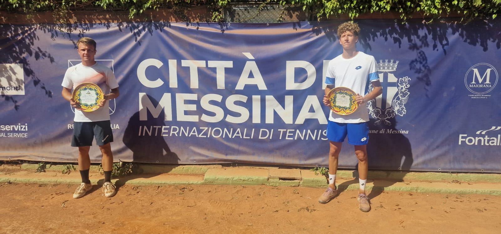 Niccolo Ciavarella e Jacopo Bilardo vincitori del titolo di doppio a Messina 2026