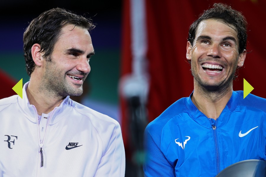 Rafa Nadal e Roger Federer
