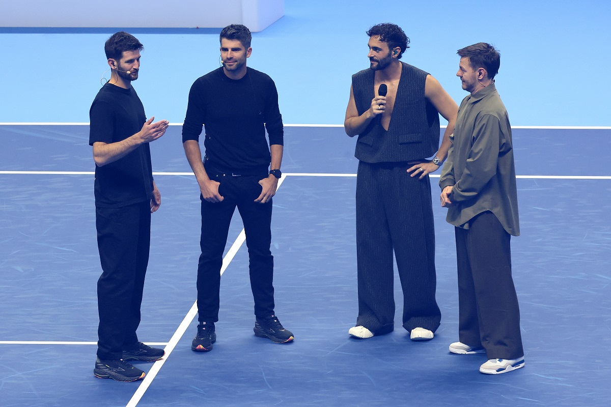 Andrea Vavassori, Simone Bolelli, Marco mengoni ed Alessandro Cattelan (foto Sposito/FITP)