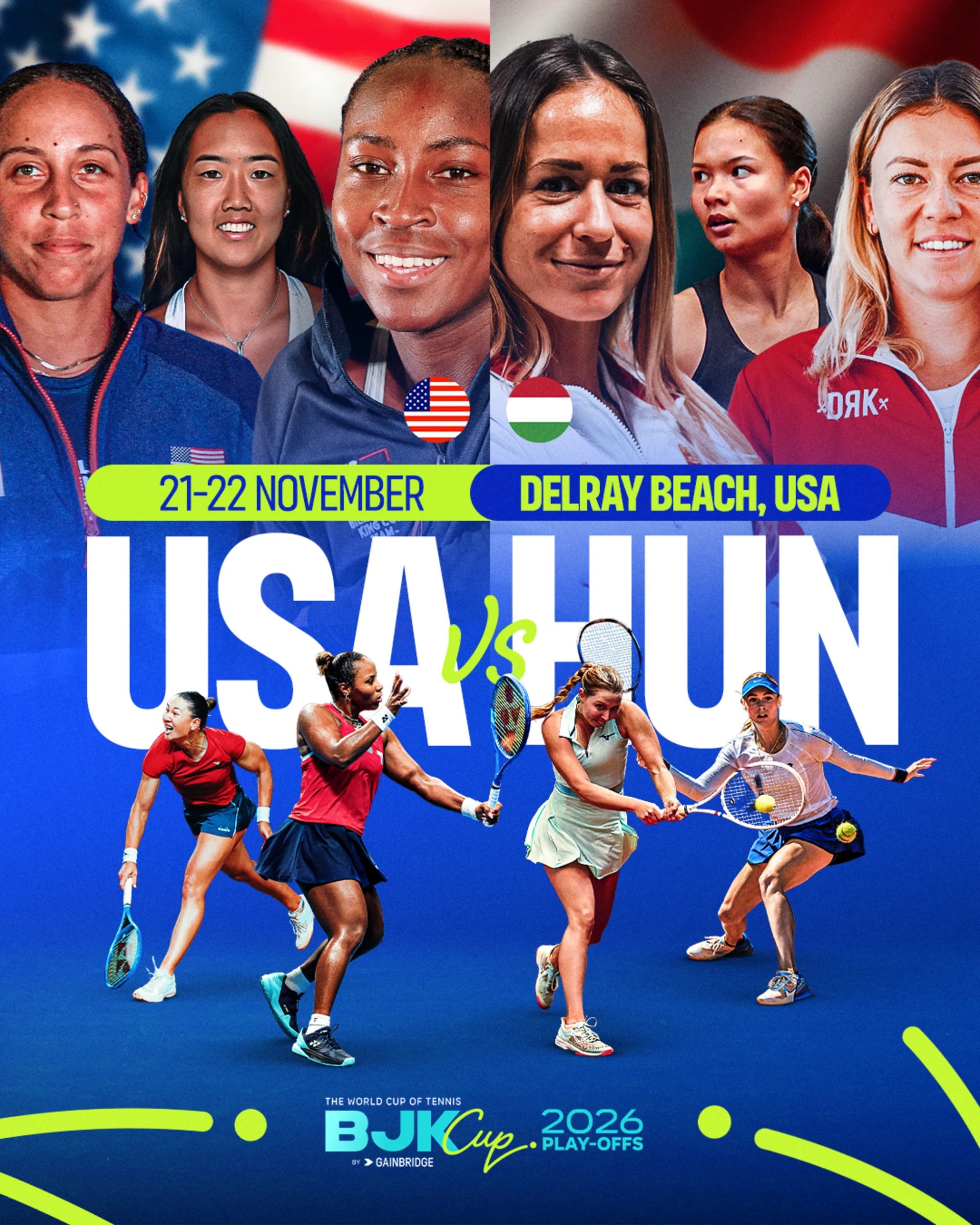 BJK Cup, i play-off su SuperTennis con Gauff, Chwalinska e Bencic