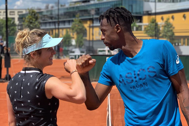 Gael Monfils ed Elina Svitolina