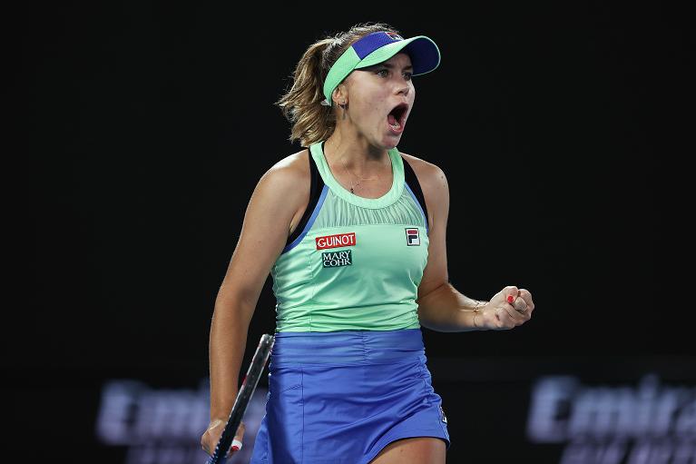 La grinta di Sofia Kenin