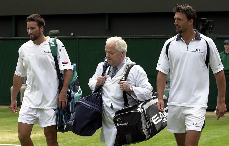 La finale 2001 tra Ivanisevic e Rafter a Wimbledon (foto Getty Images)
