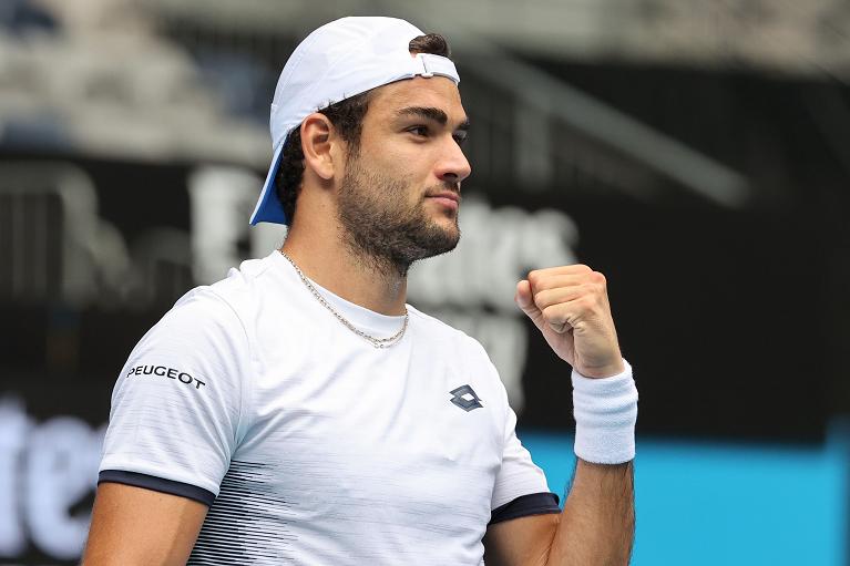 La grinya di Matteo Berrettini (foto Dell'Olivo)