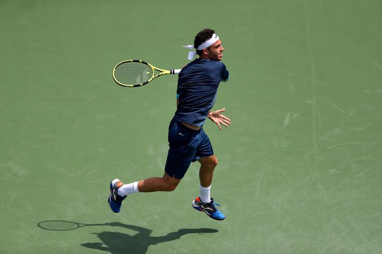 Marco Cecchinato colpisce di diritto a Cincinnati