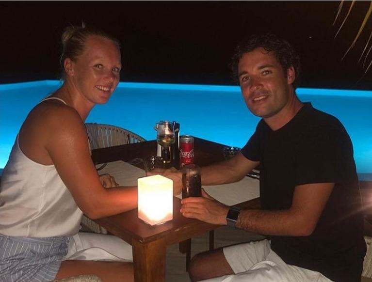 kiki bertens con il marito