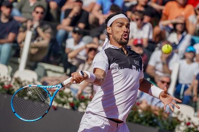 Fognini gioca un diritto