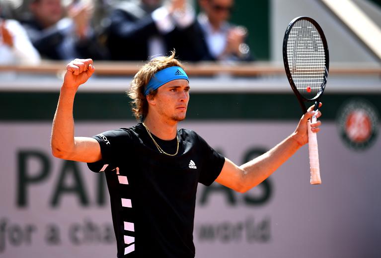 Alexander Zverev al Roland Garros 2019