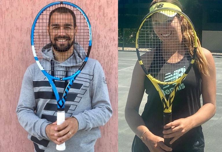 Danielle Collins e Fabio Fognini Behind The Racquet