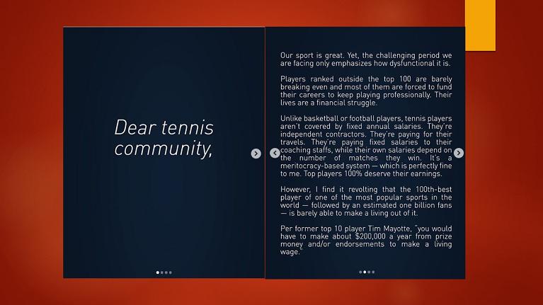 La lettera di Patrick Mouratoglou su Instagram