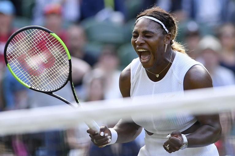 Serena Williams esultanza grande