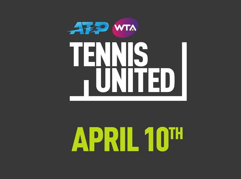 Il logo dello show di Atp e Wta Tennis United