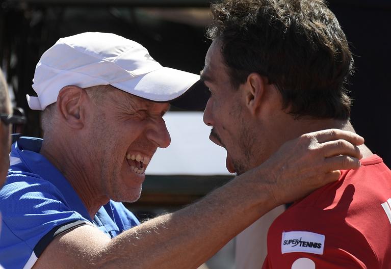 Corrado Barazzutti e Fabio Fognini