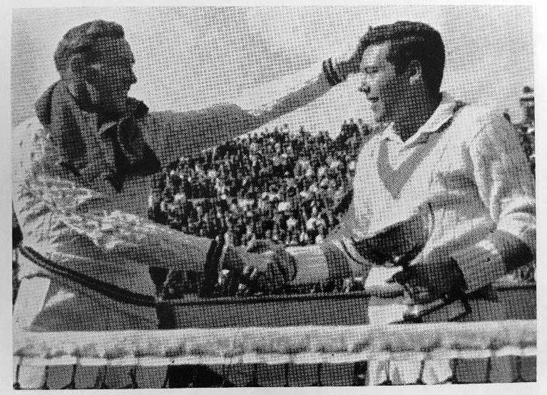 Pietrangeli e Veermak Premiazione Parigi 1959