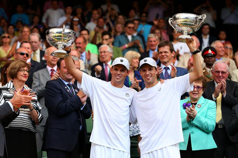 Bob e MIke Bryan vincitori a Wimbledon nel 2013