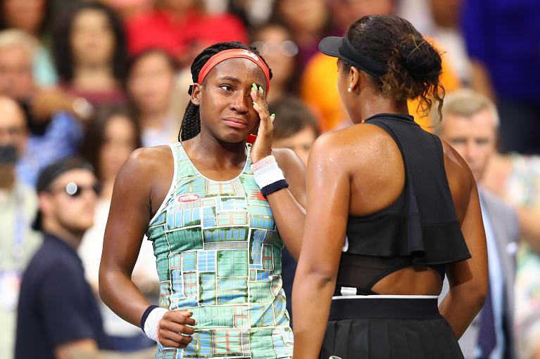 Cori Gauff si consola