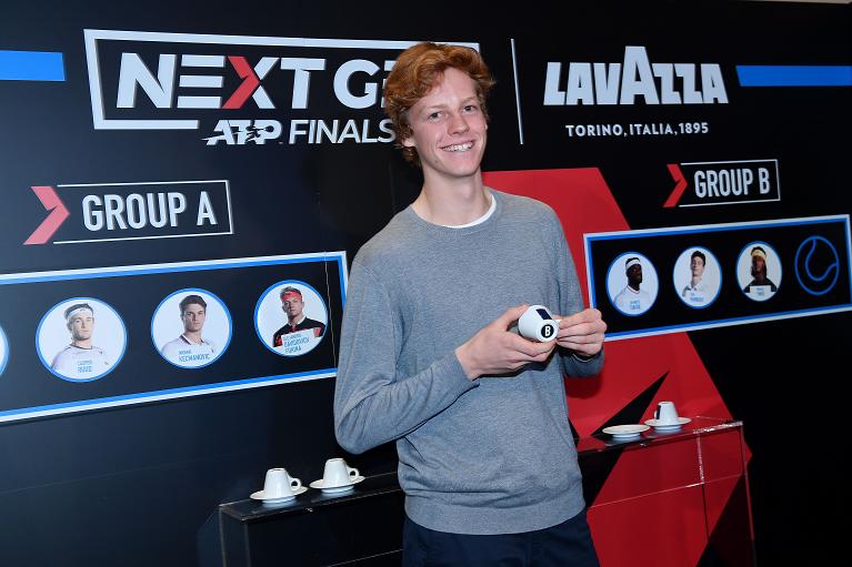 Jannik Sinner alla presentazione delle Next Gen Atp Finals 2019