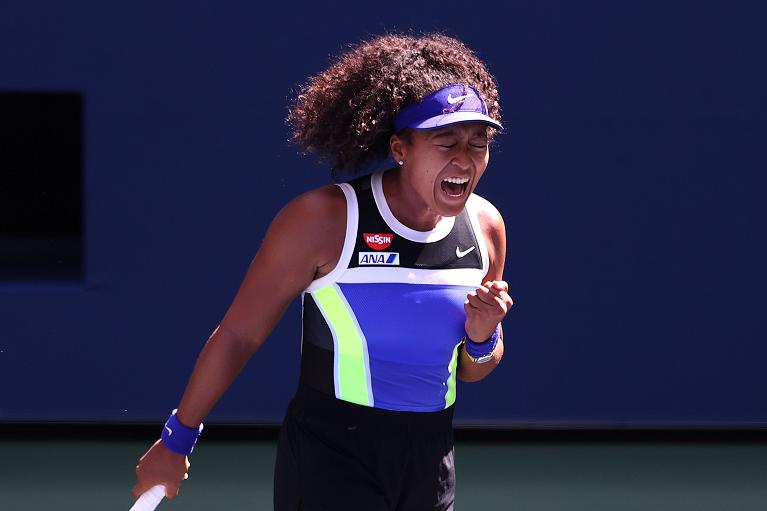 Naomi Osaka a tutta grinta