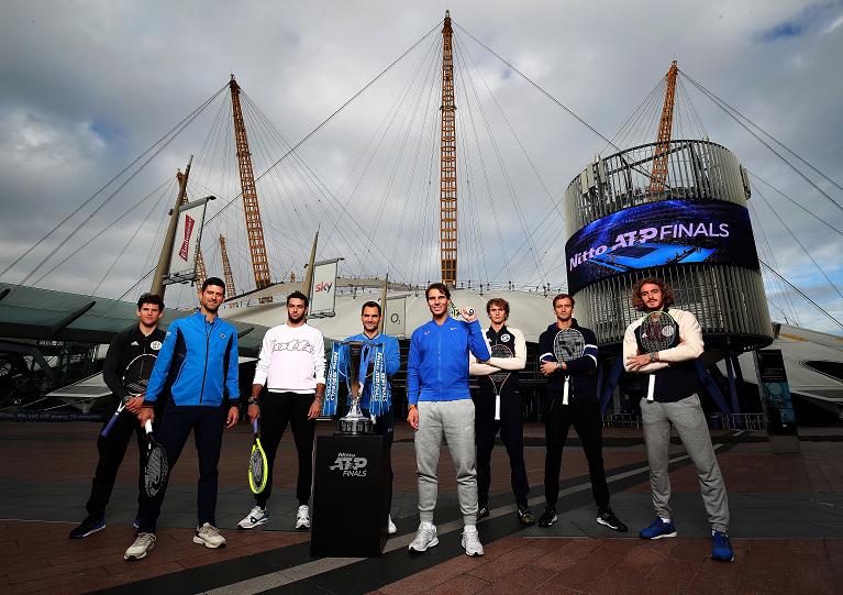 Gli otto finalisti alle ATP Finals 2019