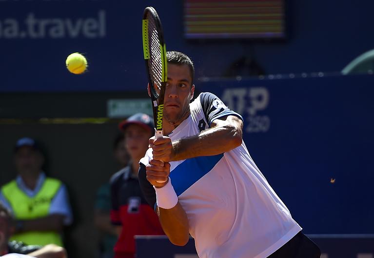 Laszlo Djere, uno dei tre qualificati in semifinale a Kitzbuhel