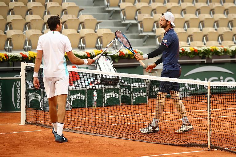 Jeremy Chardy e Jurij Rodionov (foto Getty Images)