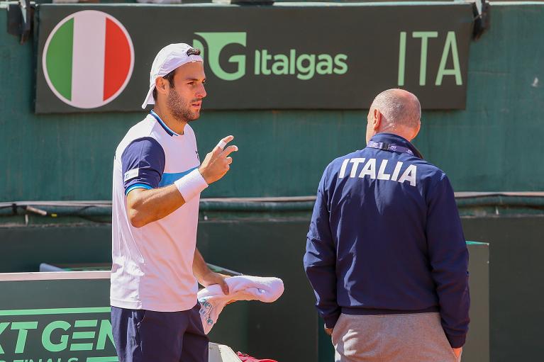 Stefano Travaglia e Corrado Barazzutti