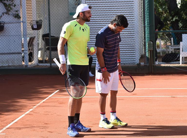Simone Bolelli e l'argentino Maximo Gonzalez (foto @lapresse)
