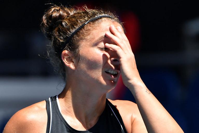 La delusione di Sara Errani (foto Getty Images)