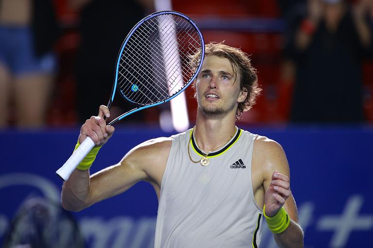 Alexander Zverev con la sua Head Gravity Pro