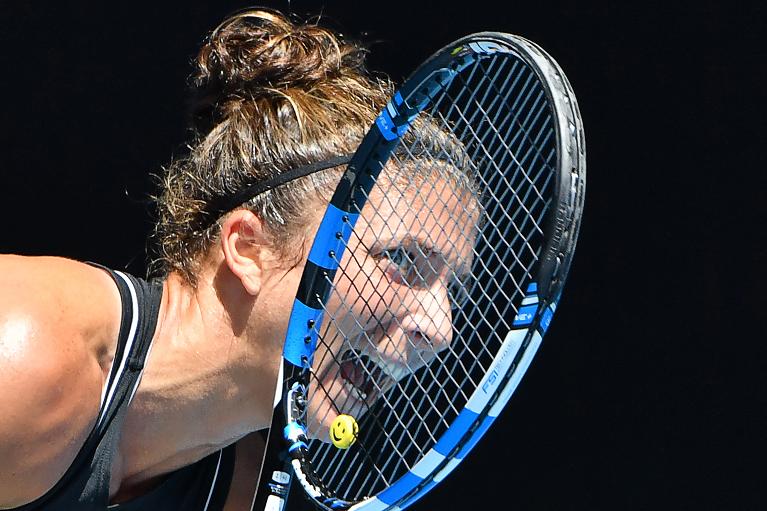 La grinta di Sara Errani (foto Getty Images)