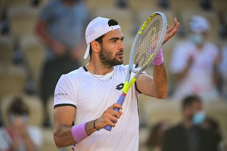 La soddisfazione di Matteo Berrettini (foto Getty Images)