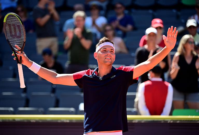 Filip Krajinovic, 29 anni, n.44 del mondo, si è qualificato per la finale di Amburgo battendo il connazionale Djere