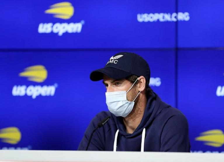 Andy Murray alla conferenza stampa pre-torneo degli Us Open 2021