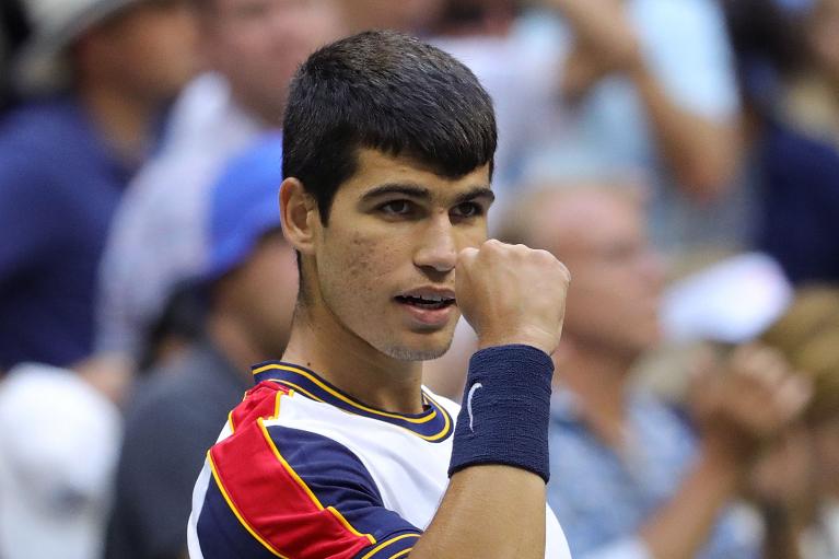Carlos Alcaraz, 18 anni, è il più giovane quartofinalista a New York nell'Era Open (dal 1969)