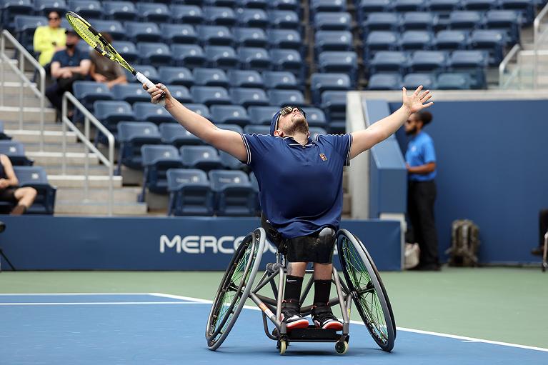 Dylan Alcott vince gli Us Open (Foto Getty Images)