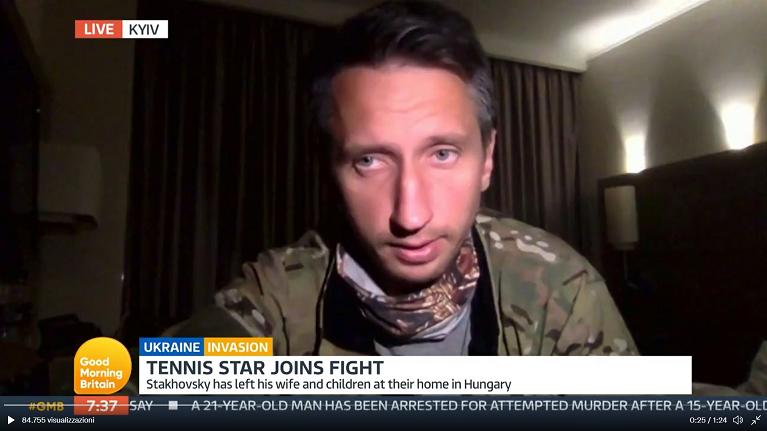 Sergyi Stakhovsky, 36 anni, è stato n. 31 del mondo. Aveva annunciato il suo ritiro all'indomani degli Open d'Australia