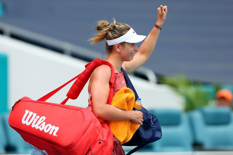 Paula Badosa ha dovuto ritirarsi ma da lunedì prossimo sarà n.3 del mondo (Foto Getty Images)