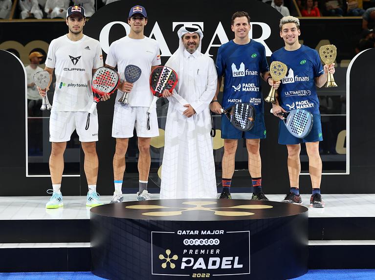 premiazione Doha Premier Padel