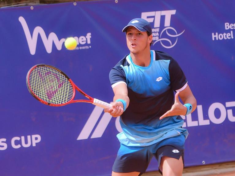 Luciano Darderi al Challenger di Perugia (foto Maurizio Lollini)