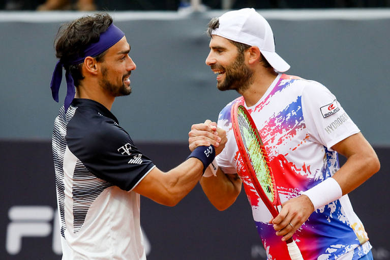 La soddisfazione di Fabio Fognini e Simone Bolelli