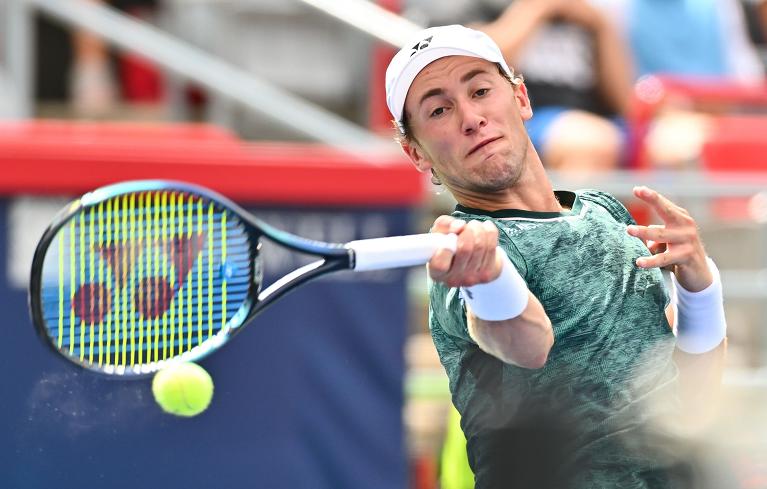 Casper Ruud, 23 anni, è n. 7 nella classifica mondiale e n.4 nella Pepperstone Race to Turin ( Foto Getty Images)