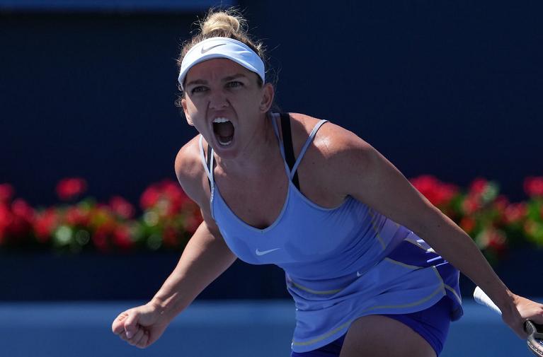 Tutta la grinta di Simona Halep (foto