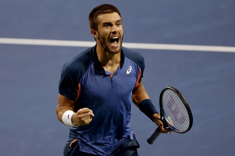 Borna Coric è nato a Zagabria il 14 novembre del 1996. Nel novembre del 2018 è stato n.12 del mondo (Foto Getty Images)