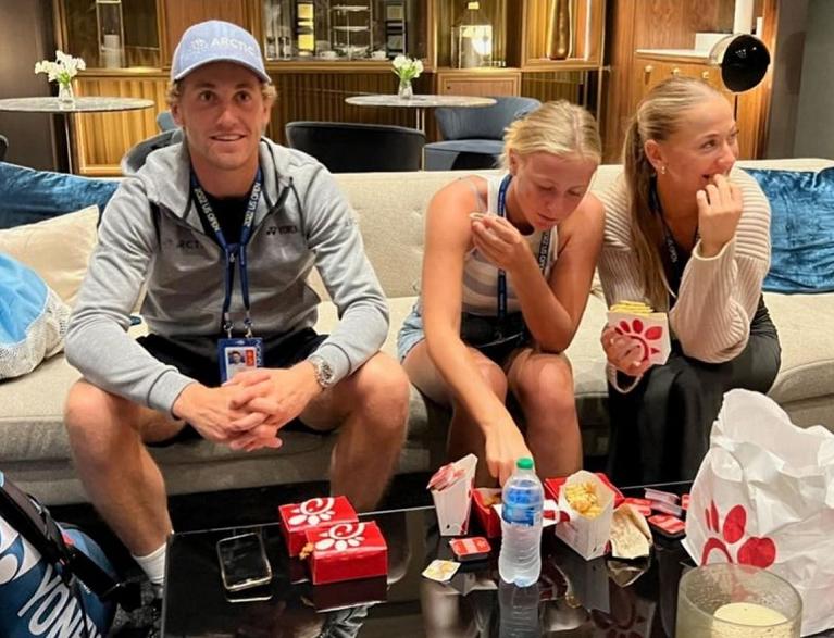 Casper Ruud dietro le quinte degli Us Open