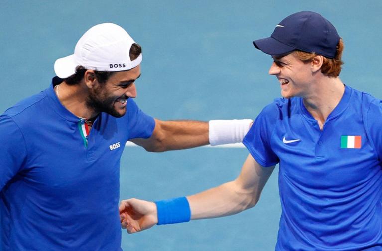 La soddisfazione di Matteo Berrettini e Jannik Sinner