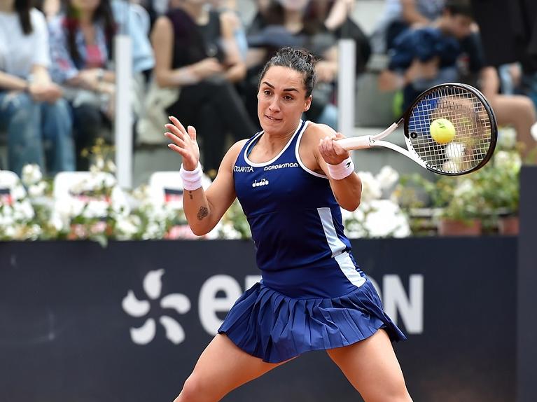 Martina Trevisan colpisce di diritto (foto Fioriti)