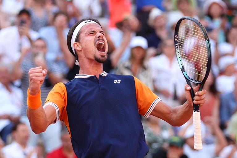 L'esultanza di Daniel Altmaier (foto Getty Images)