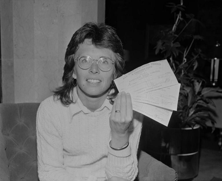 Billie Jean King nel 1973 (Getty Images)